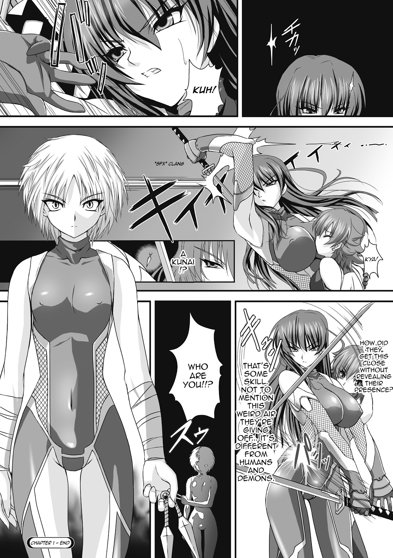 Hentai Manga Comic-Anti-demon Ninja Asagi Embarrassing Dark Game-Read-19